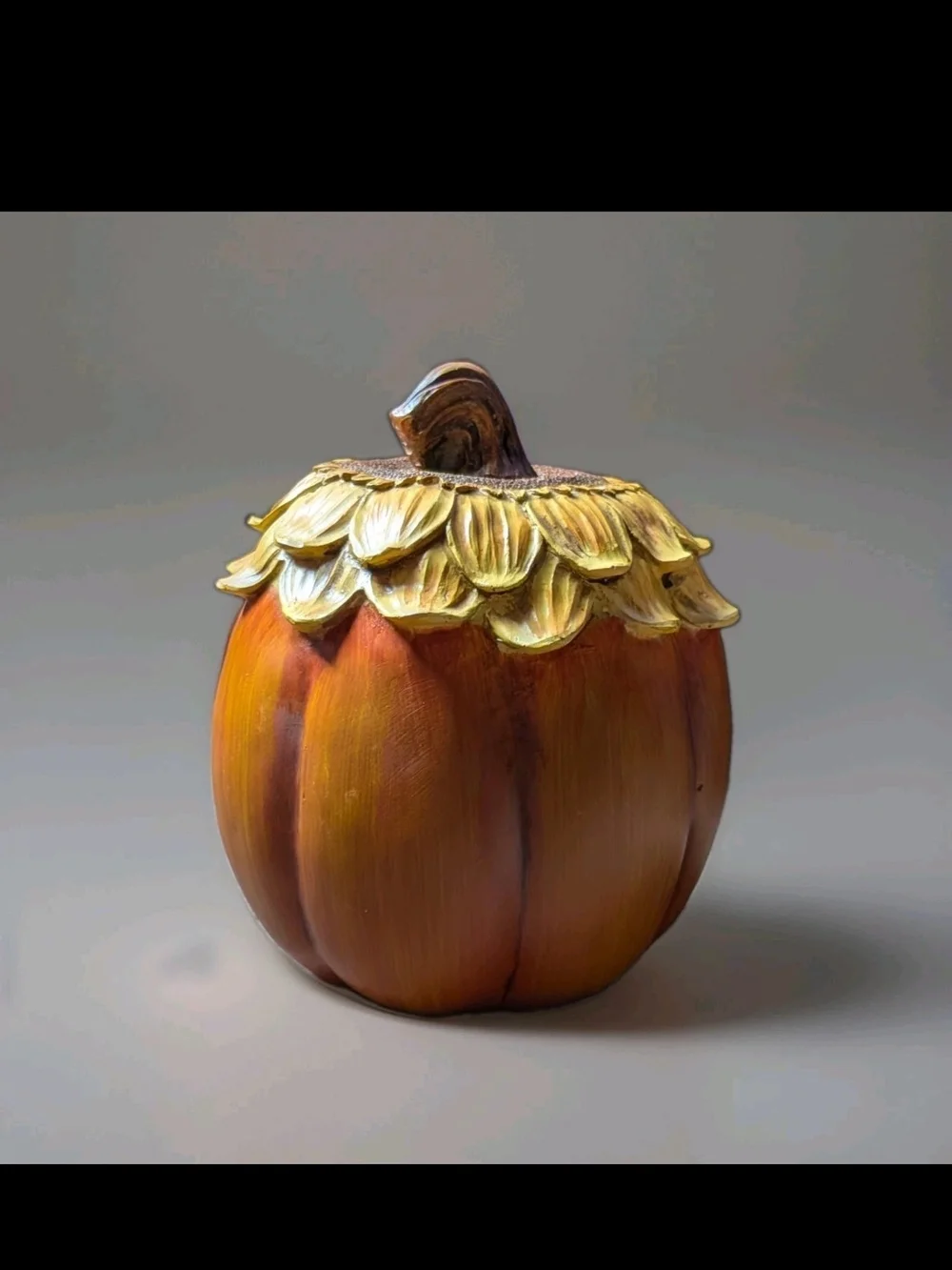 Autumn Pumpkin with Bird - 'Give Thanks'
